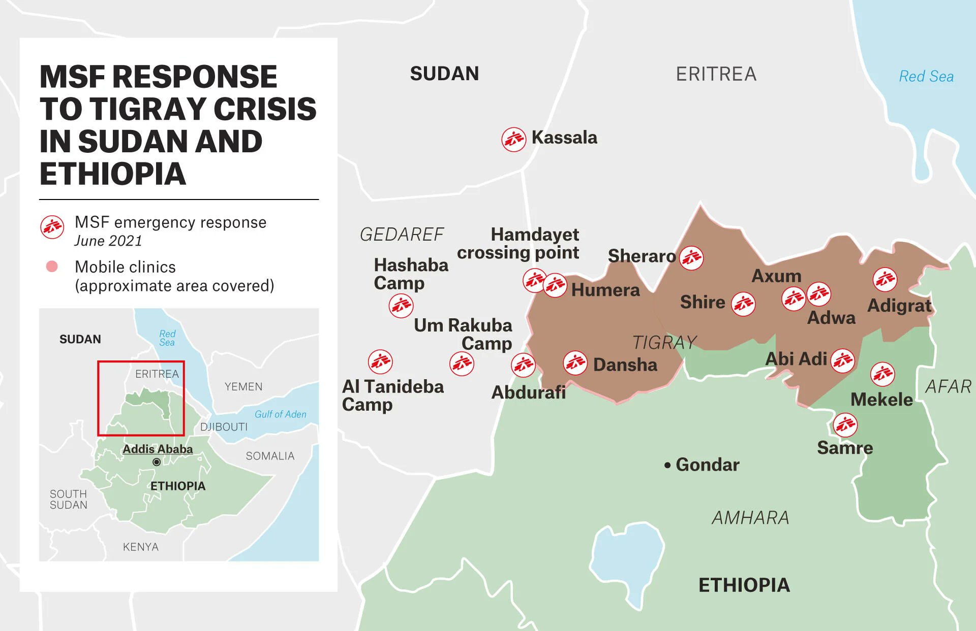 Shire Tigray Ethiopia Map Msf International On Twitter: "The Crisis In #Tigray Continues. Hundreds Of  Thousands Have Been Displaced And The Scale Of Humanitarian Needs Remains  High. We're Providing Assistance To People In Refugees Camps In