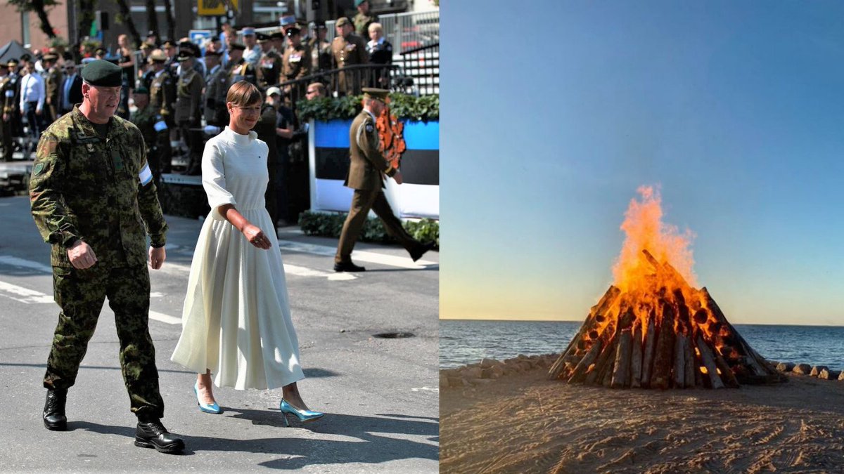 Twitter-এ Estonia in the EU: "#OTD #Estonia celebrates #Võidupüha along with #Jaanilaupäev. The Victory Day marks victory in the #Battle of Võnnu during the Estonian War of Independence in 1919, the annual military parade takes place. On #Midsummer's ...