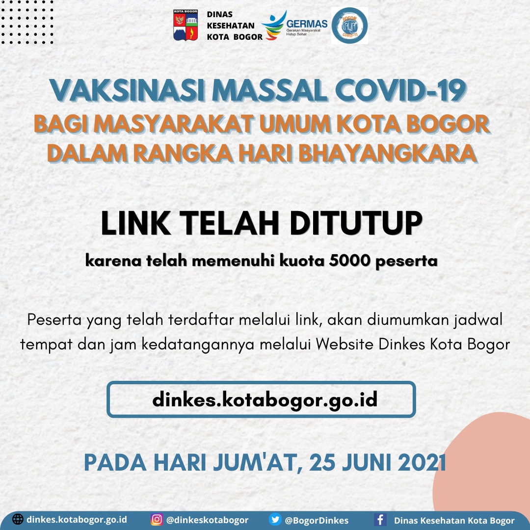 Dinkes Kota Bogor tweet media