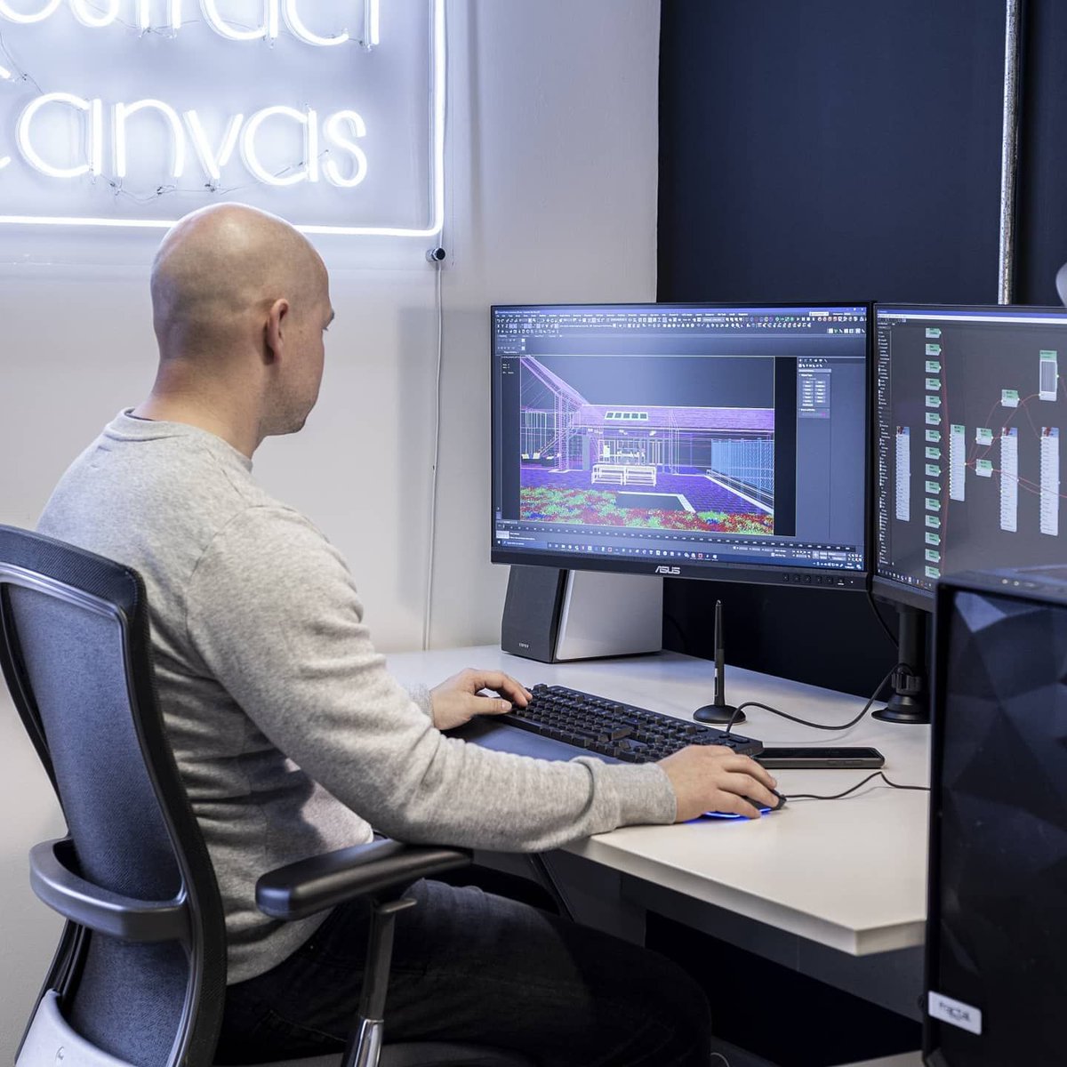 WhiskyBond's tweet image. Introducing our newest tenant @_AbstractCanvas. Curtis is a digital designer whose CGI and 3D visualisation studio has come a long way since day 1!  Creating inspiring visual content that communicates ideas for architects, designers, engineers and artists: buff.ly/3iE8bC9