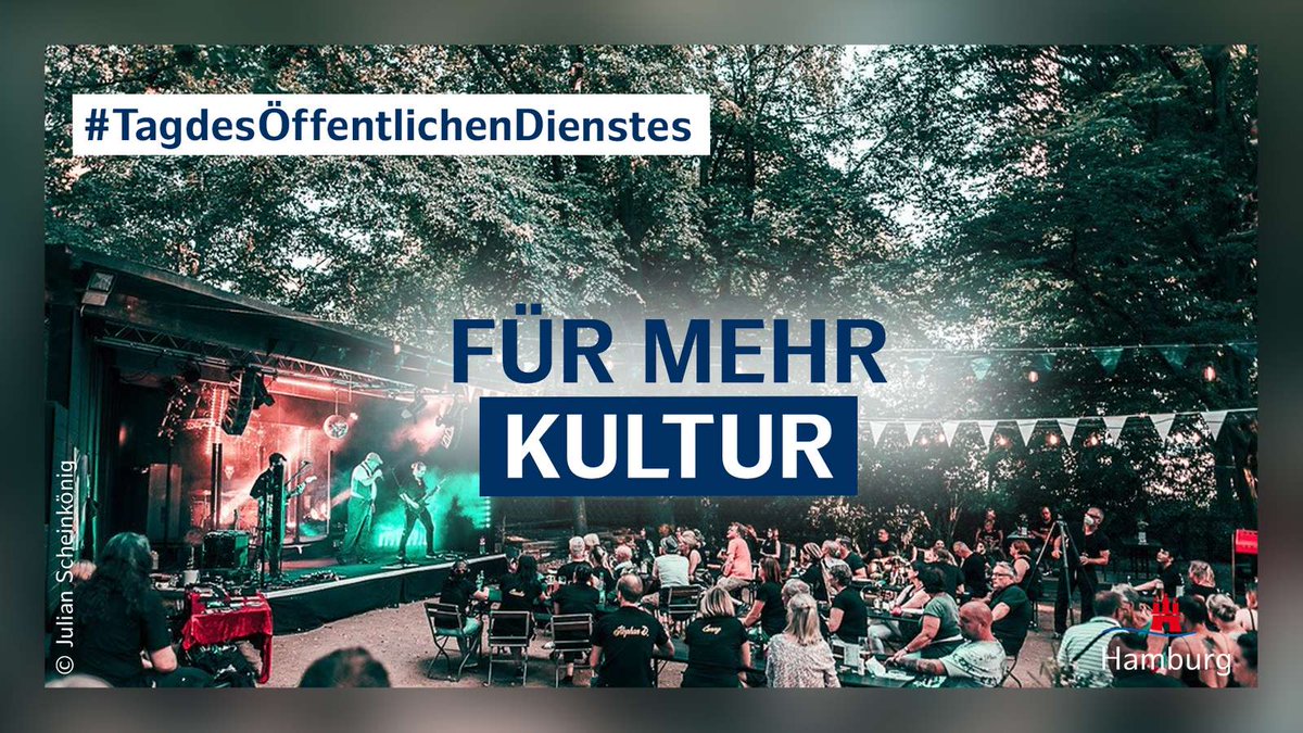 Die Kolleg*innen der @hh_bkm setzen sich ein, für #MehrKultur! Damit alle, die Kunst & Kultur, Kreativ- und Medienwirtschaft, Denkmalschutz & somit #Hamburg als Kulturstadt gestalten, bei ihrer kreativen & innovativen Arbeit unterstützt werden. Danke!! #TagdesÖffentlichenDienstes