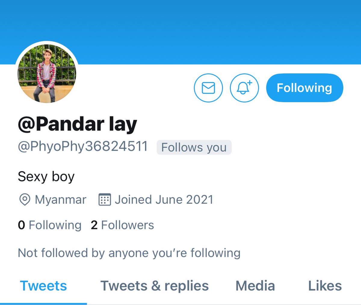 ဒီအကောင့်လေးကိုအပ်ထားပေးနော် #နောက်ပိုင်းအမိုက်စားHDတွေ အမိုက်စားပုံတွေကို အဲ့ဒီအကောင့်ကနေပဲတင်တော့မှာမို့လို့ပါခင်ဗျာ ✌🏻 ခုလက်ရှိအကောင့်ကဖြက်တော့မှာမို့လို့ပါ ✌🏻တကယ်ချစ်တဲ့သူတွေ အပ်ပေးထားနော် လက်ခံပေးမယ်✌🏻