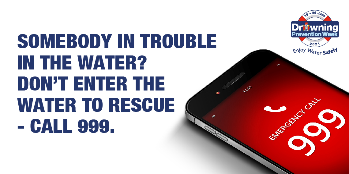 NFCC_FireChiefs's tweet photo. If you see somebody in trouble in the water - don't enter the water to rescue  
📱  Call 999 or 112 
🚁 Ask for the Coastguard when at the coast 
🚒 Ask for the Fire and Rescue Service if inland 
#DrowningPreventionWeek #BeWaterAware 
https://t.co/0UIoN6APtu https://t.co/ccf0g7G6Ol