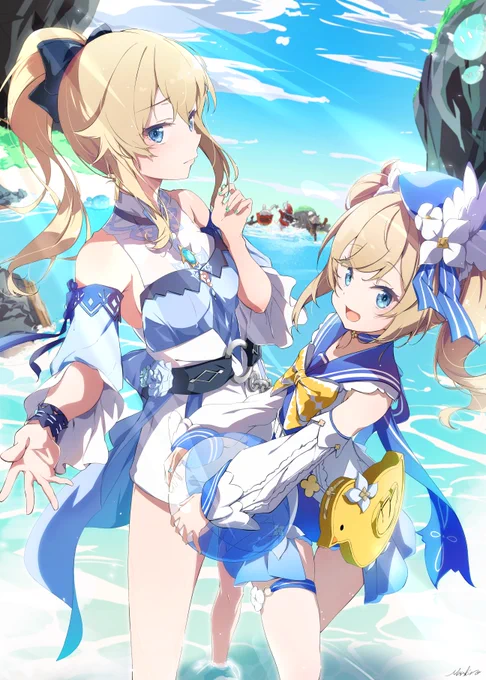 最高の夏ッ!!!
#原神 
