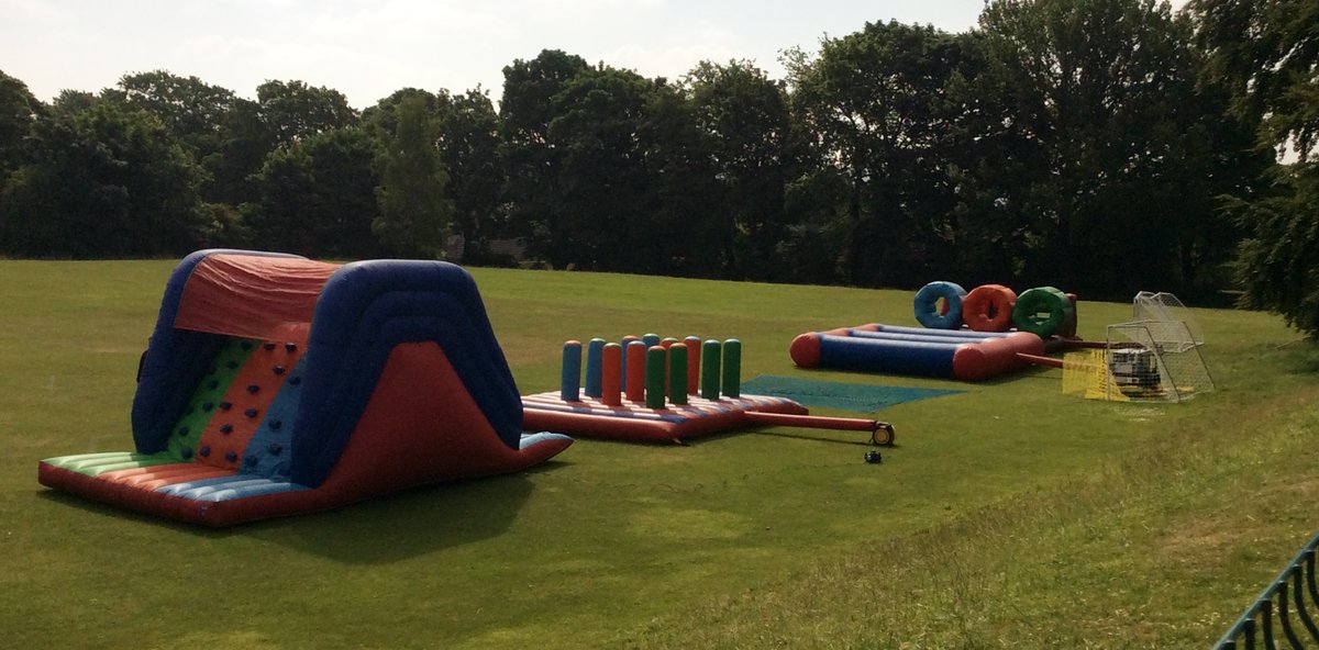 Year 6 are busy with their Activity Week! Today is the giant obstacle course! It's lovely to see and hear the excitement and joy from the children!