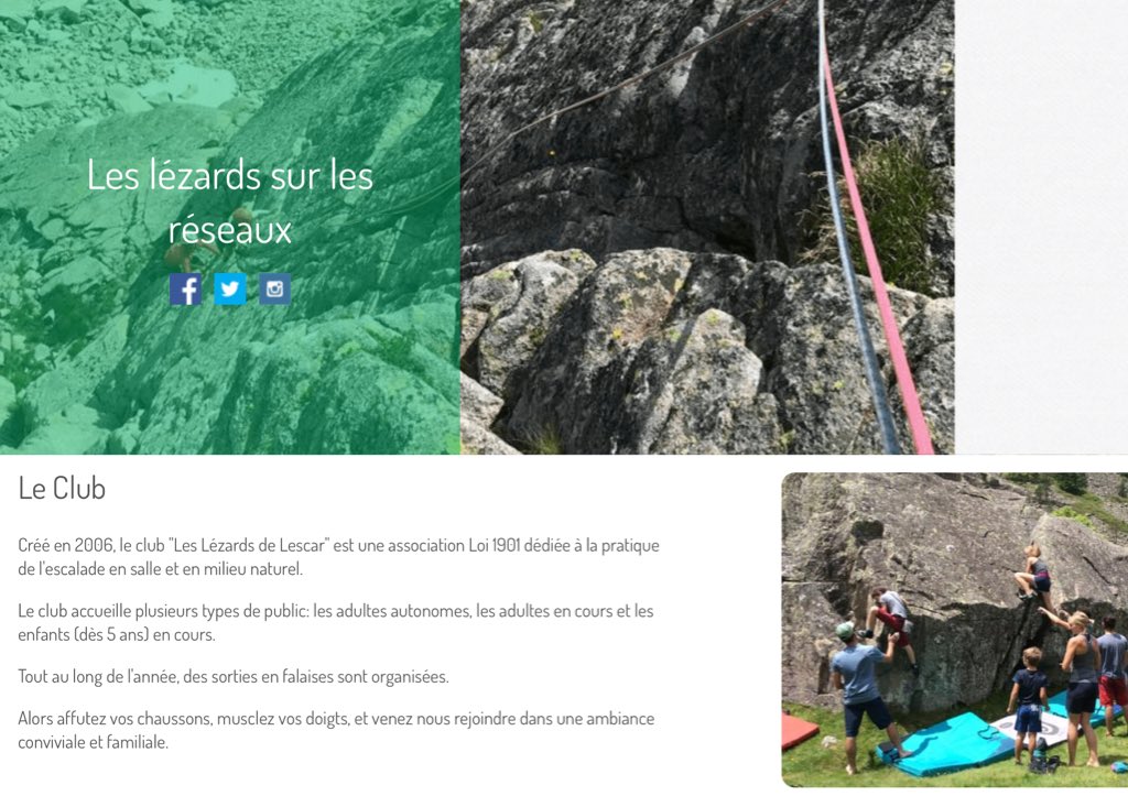 Le nouveau site internet du Club est en ligne 👏 : leslezardsdelescar.fr/page/1462302-p…