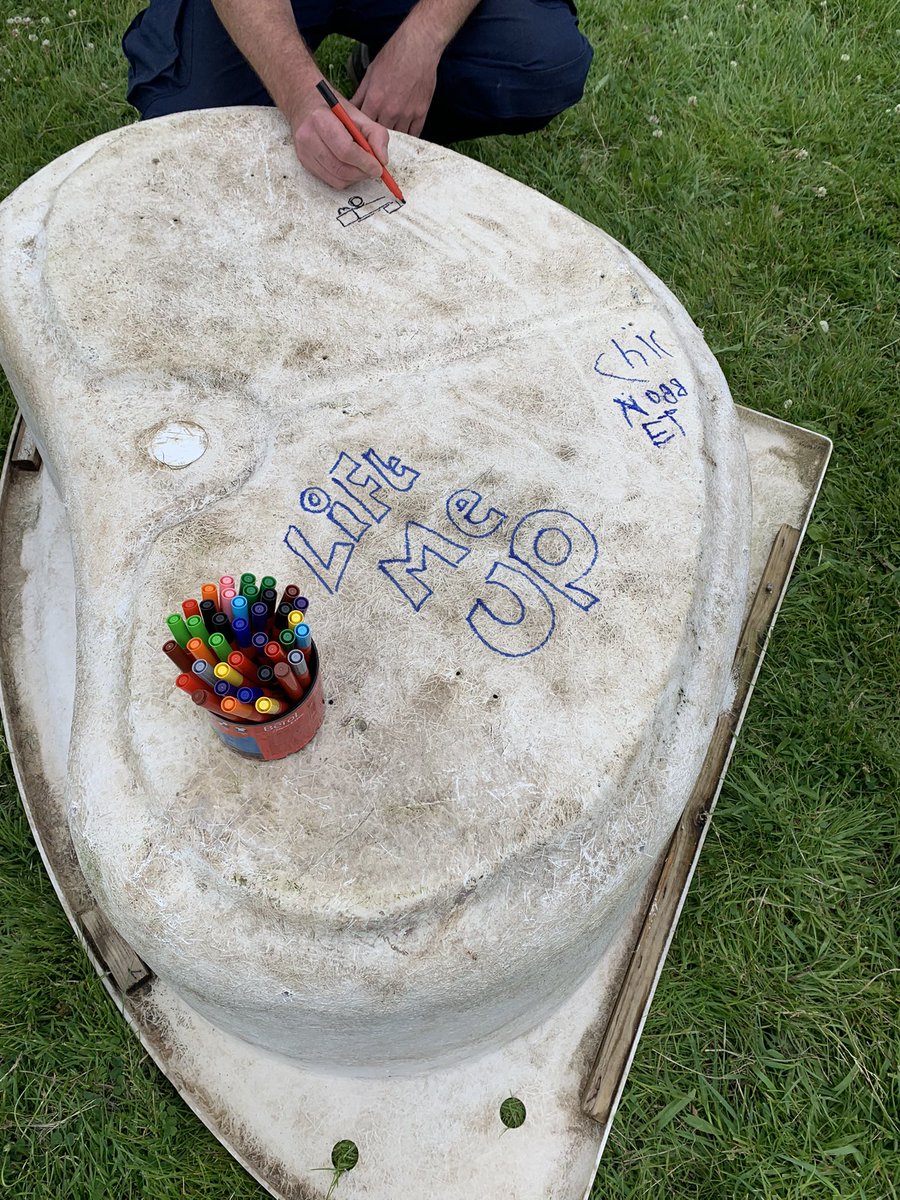 craigcovcity's tweet photo. Thanks to the @covparkranger for helping drill holes in our #bathplanter along with the young people @empowr_u making designs we had great fun!! @grapevinecandw #socialaction #stokealdermoor https://t.co/iTgVEaiagK