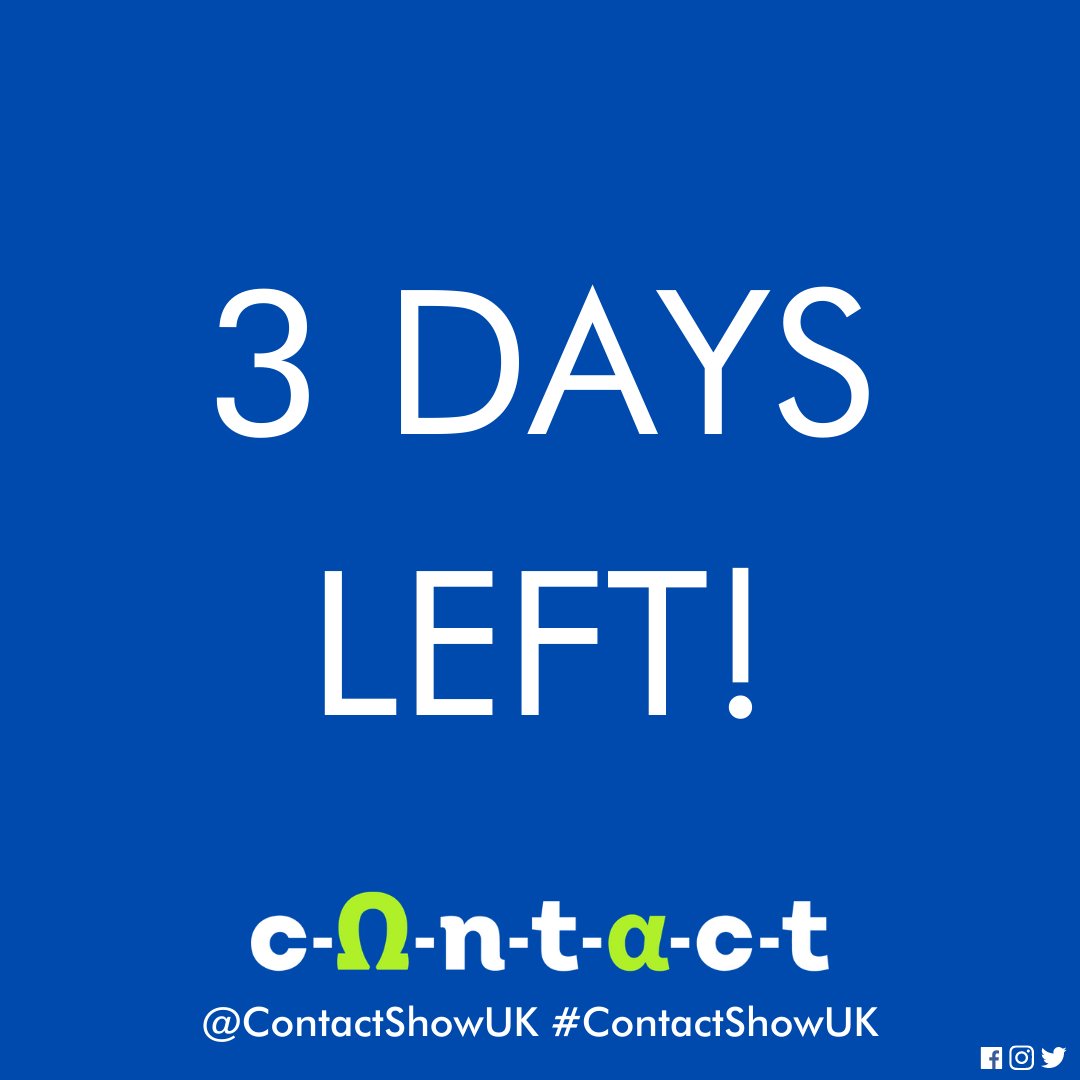 You only have three days left to catch #ContactShowUK Final show is Sunday 27 June!