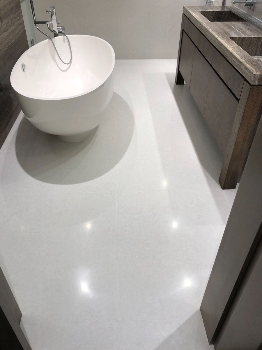 athenastonecare's tweet photo. When it comes to caring for natural stone in a bathroom, we recommend that you spray the walls and floor of the stall with a pH neutral cleaner everyday, then squeegee down after everybody in the home has taken a shower. #marble #bathroom  #naturalstone #stoneexperts https://t.co/VmEz80eSIp