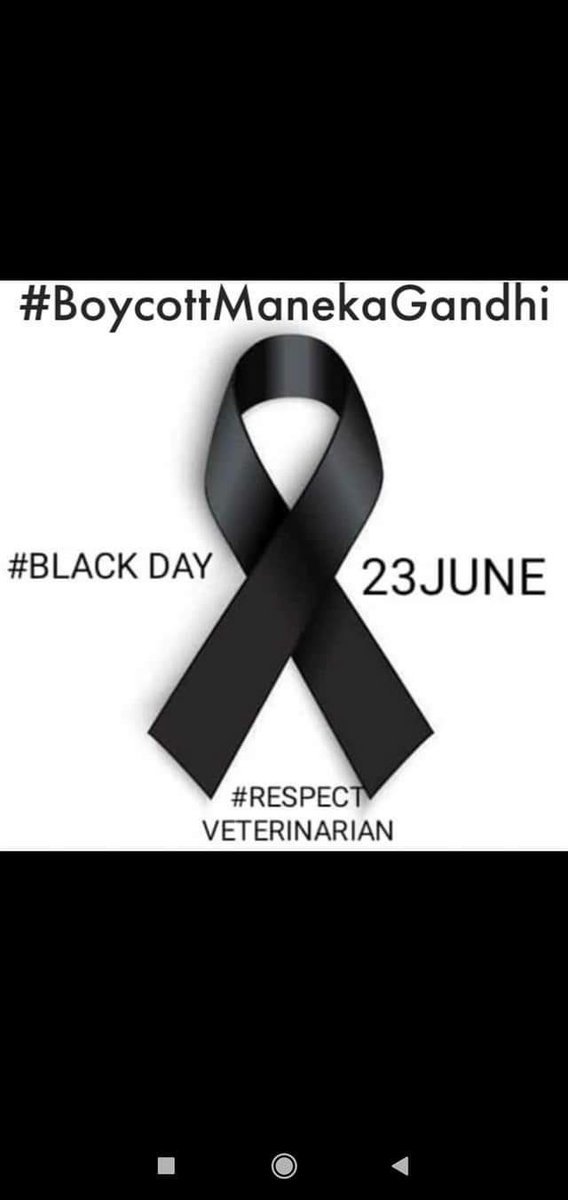 sandy6050's tweet photo. #BoycottManekaGandhi Don’t judge us by showing your illiterate behaviour. Shame on you and your filthy, disgusting language. And what is this “1st generation education and all”. Do u have any copyright over education?
#RespectVeterinarians #BlackDay23June https://t.co/MyGhWAfQTf