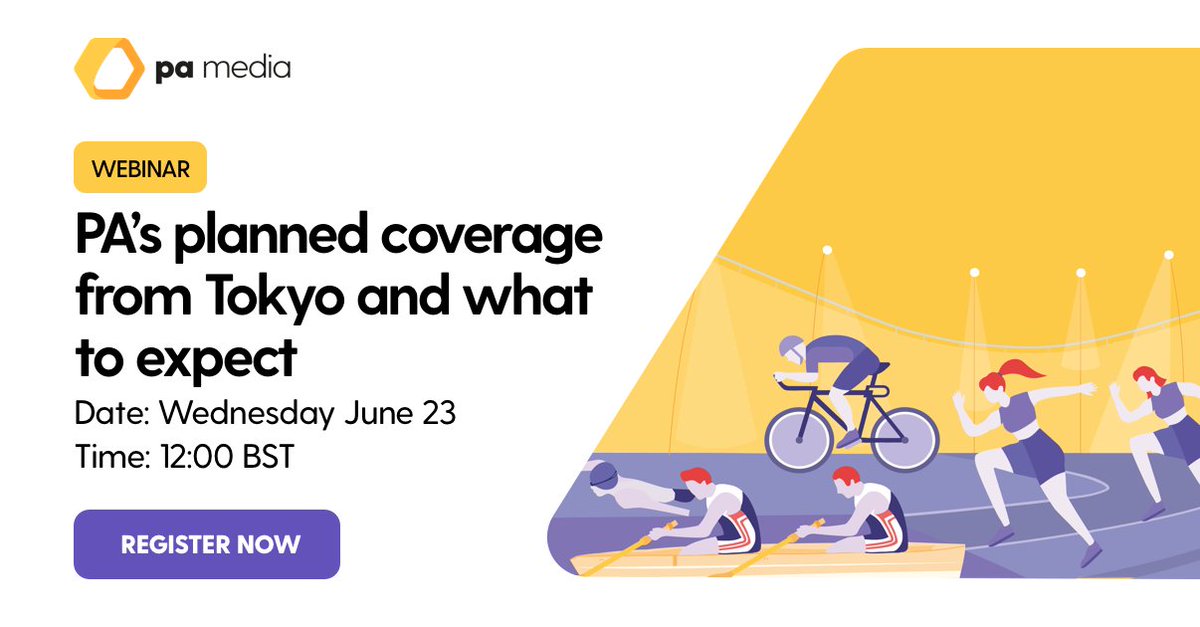 To mark #OlympicDay why not join us this morning for our live webinar. Our panel: @matt45davis Commercial @AshBroadley Sports Editor @EleanorcrooksPA Tennis Correspondent @markstani1 Olympics Correspondent @MikeEgerton_PA Photographer Register here: go.pa.media/l/314511/2021-…