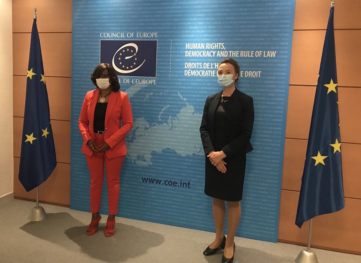 #strasbourg | Échanges passionnants avec <a href="/MarijaPBuric/">Marija Pejčinović Burić</a>, Secrétaire générale du Conseil de l'Europe.

Au programme de notre discussion : la lutte contre les violences faites aux femmes et la Convention d'Istanbul, socle 🇪🇺 de ce combat universel.

RDV au Forum Génération Égalité !