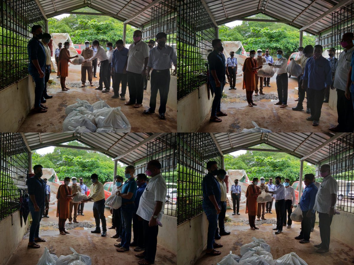 surathkal_nitk's tweet photo. Prof.K.Umamashwara Rao, Director, NITK handed over 326 Food Kits (worth Rs2.50 lakh) to affected families including some security and house keeping staff of NITK. Corporator Ms. Shewtha received 150 Kits for affected families in Madya &amp; Katipalla Dr.B.R. Abedkar residential area. https://t.co/NzDgjfnlwK
