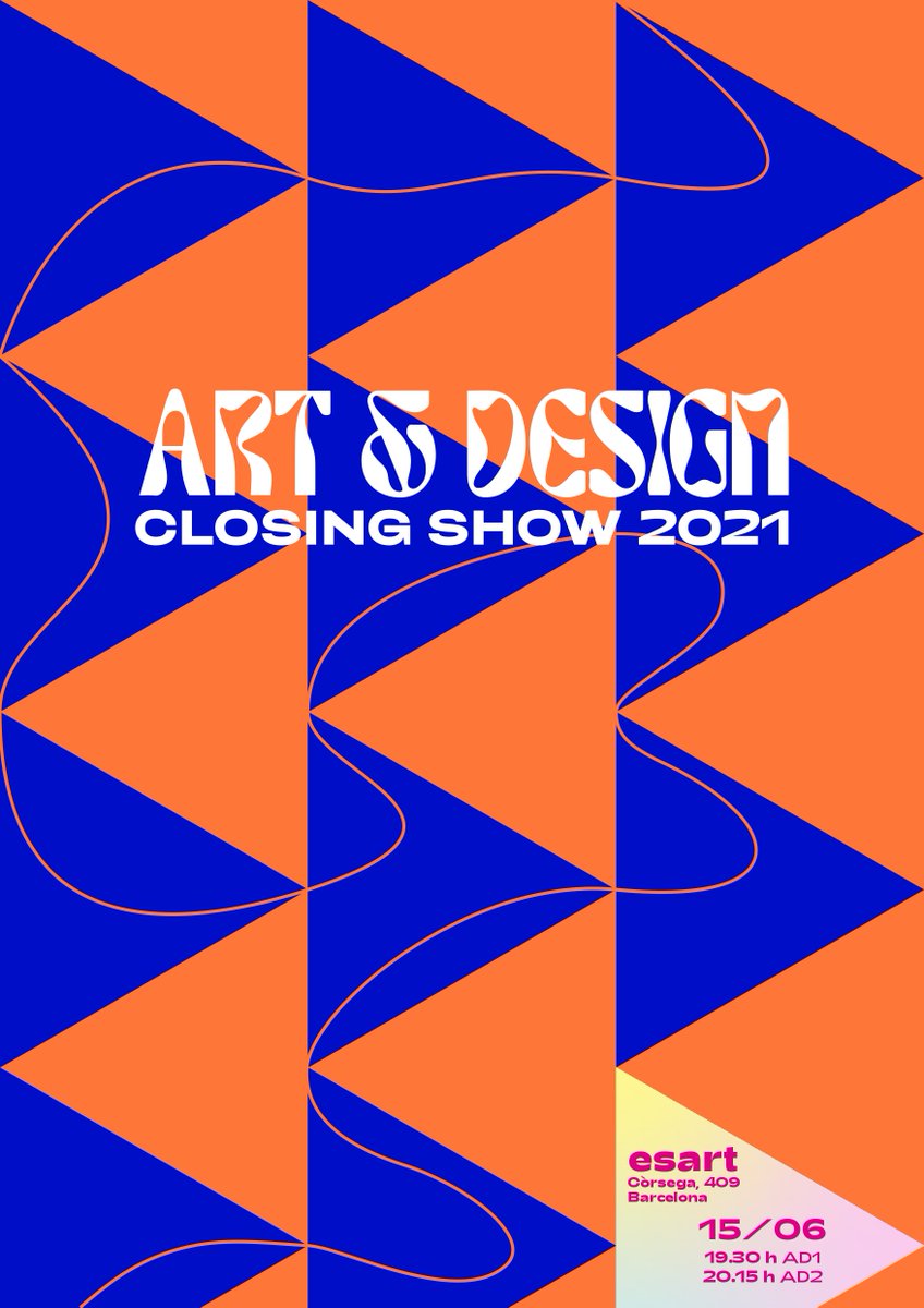 ✨❗ El final de curs a ESART és sinònim d'acabar projectes i ensenyar-los en públic! Aquest any tornem a la normalitat amb moltes ganes d'ensenyar-vos què han estat preparant els i les alumnes...

Us mostrem els cartells dels alumnes d’Art i Disseny: