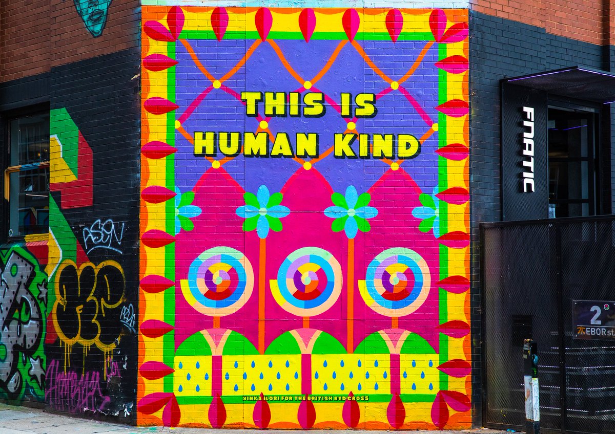“Everyone has Kindness in their soul"

Check out our latest artist collaboration with <a href="/YinkaIlori_/">Yinka Ilori</a> MBE. This 15ft mural located on Ebor Steet in Shoreditch celebrates the power of kindness in communities. If you have a chance to go see the mural, take a pic and tag us!