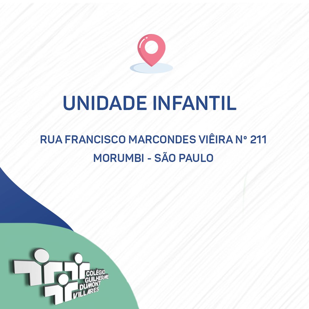 ColegioGdv's tweet photo. Estamos localizados no bairro do Morumbi em 3 unidades diferentes.

Agende uma visita para conhecer as nossas instalações!

Acesse nosso site: https://t.co/CBCb62Ou1j
⠀
#colegiogdv #gdv #alunogdv #colegiomorumbi #morumbi https://t.co/21ZkaLx0nn