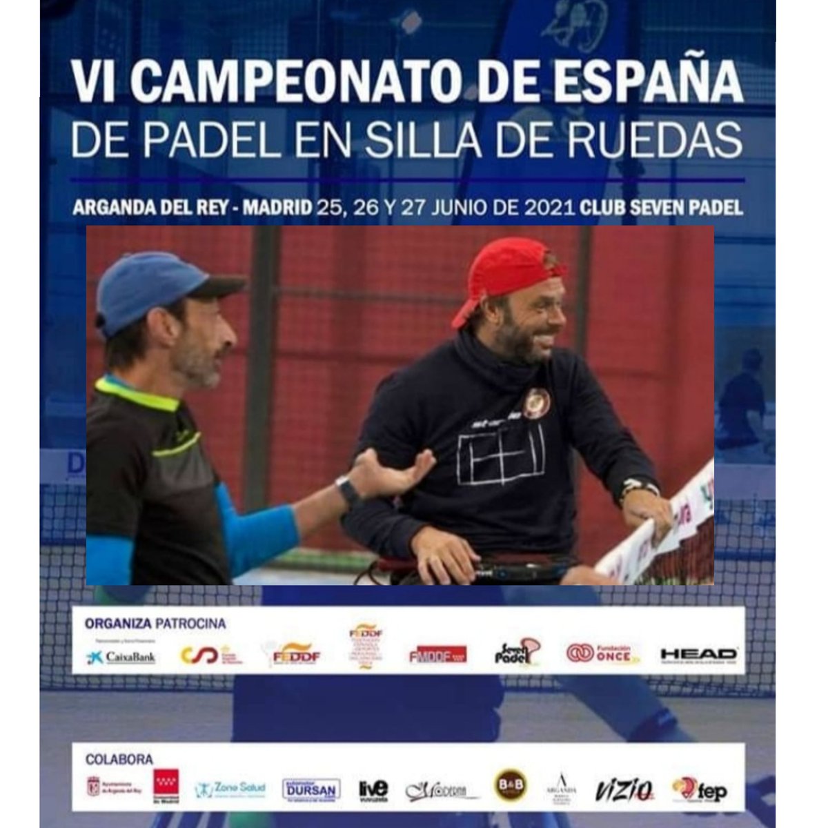 Campeonato de España🇪🇸 del 25 al 27 de junio. 

Club Seven Padel en Arganda. 

<a href="/starviepadel/">StarVie Pádel</a> <a href="/lottosport/">Lotto Sport</a> <a href="/Care_fisio/">CARE Fisioterapia</a> <a href="/clandestine_es/">Clandestine</a>