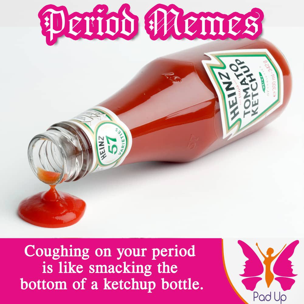 Familiar, much?! 😆

#Clots4Clout 
#EndPeriodPoverty