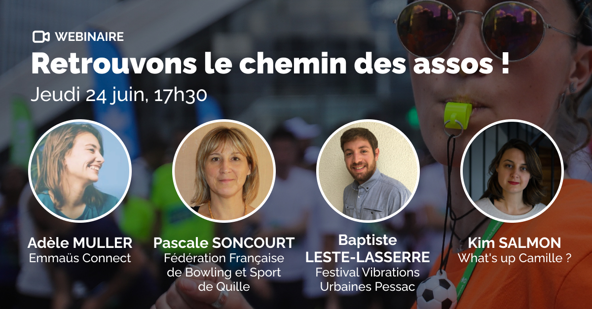 ⚡️ [Rappel J-1] ⚡️
Demain soir, venez découvrir les témoignages de nos invités, lors du webinaire animé par Amélie et Océane, les voici ! 
Inscription ici: 
app.livestorm.co/benevolt/retro…
