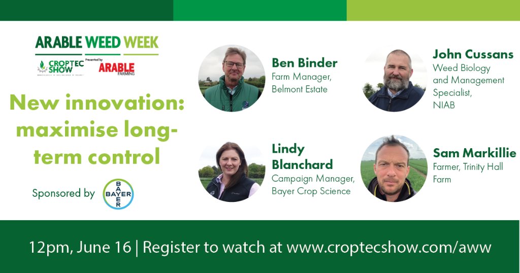 #AWW21 might be over, but that doesn't mean the insights have to stop. 

You can watch all three of our expert-led webinars, to learn all about supporting resistance management and improving overall grass-weed control.

Don't miss out:

croptecshow.com/aww-webinar/