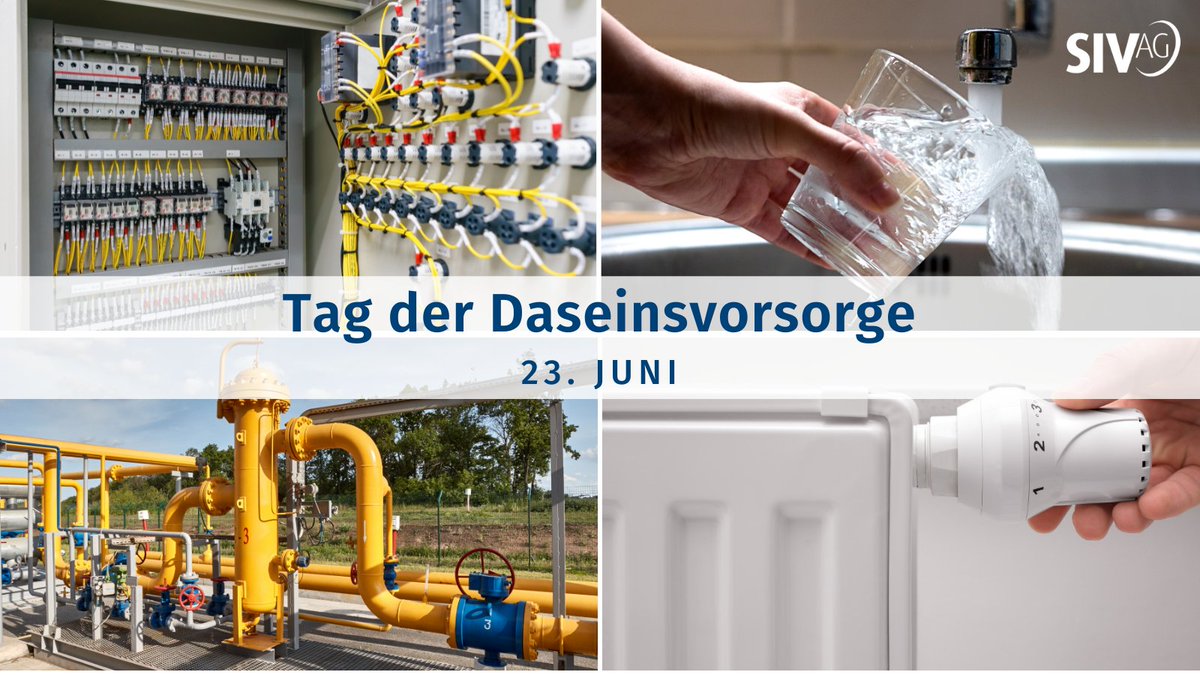 Am heutigen Tag der Daseinsvorsorge, ins Leben gerufen von VKU, Städtetag und DStGB, bedanken wir uns bei allen Kund*innen für Ihre Arbeit. Ganz egal ob Strom, (Ab-)Wasser, Wärme, Gas. (E-)Mobilität, Breitband und vieles mehr - auf Sie ist Verlass. Danke!

#TagderDaseinsvorsorge