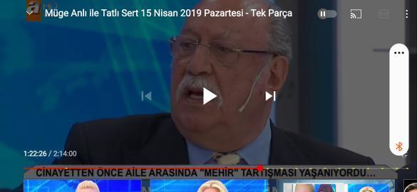 asimina123's tweet photo. @BuyuksenOsman Bakın 15nisan 2019 tarihli proğramda Rahmi Bey konuşurken 1:22:20 ile 1:22:30 sn de Betül  Uğur a https://t.co/5WtjxVLJWv de sessizce ne söylüyor.Benim anladıgım "Kalk girelim cezaevine "diyor! Dinleyin 0.75 yavaşlatarak yotube tan dinleyin https://t.co/BaQmyGYCtK