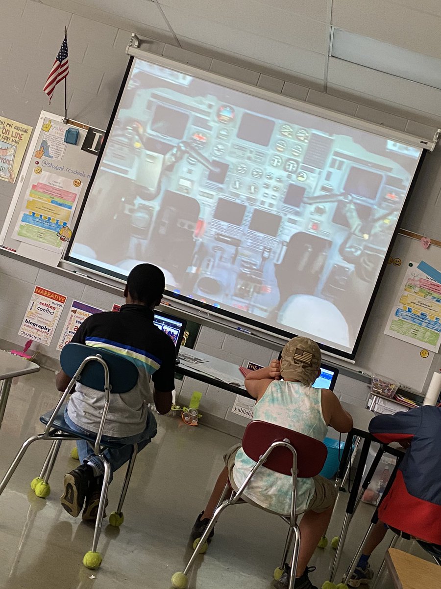 We work with amazing people 💛 thank you <a href="/PattersonPals/">Amy T. Patterson</a> and her husband for making a special video for the summer camp to show us “today’s” plane!! We loved learning more after studying the Wright Brothers. <a href="/BarfieldCamp/">BarfieldSummerCamp</a> #Innovations #WrightBrothers #Community