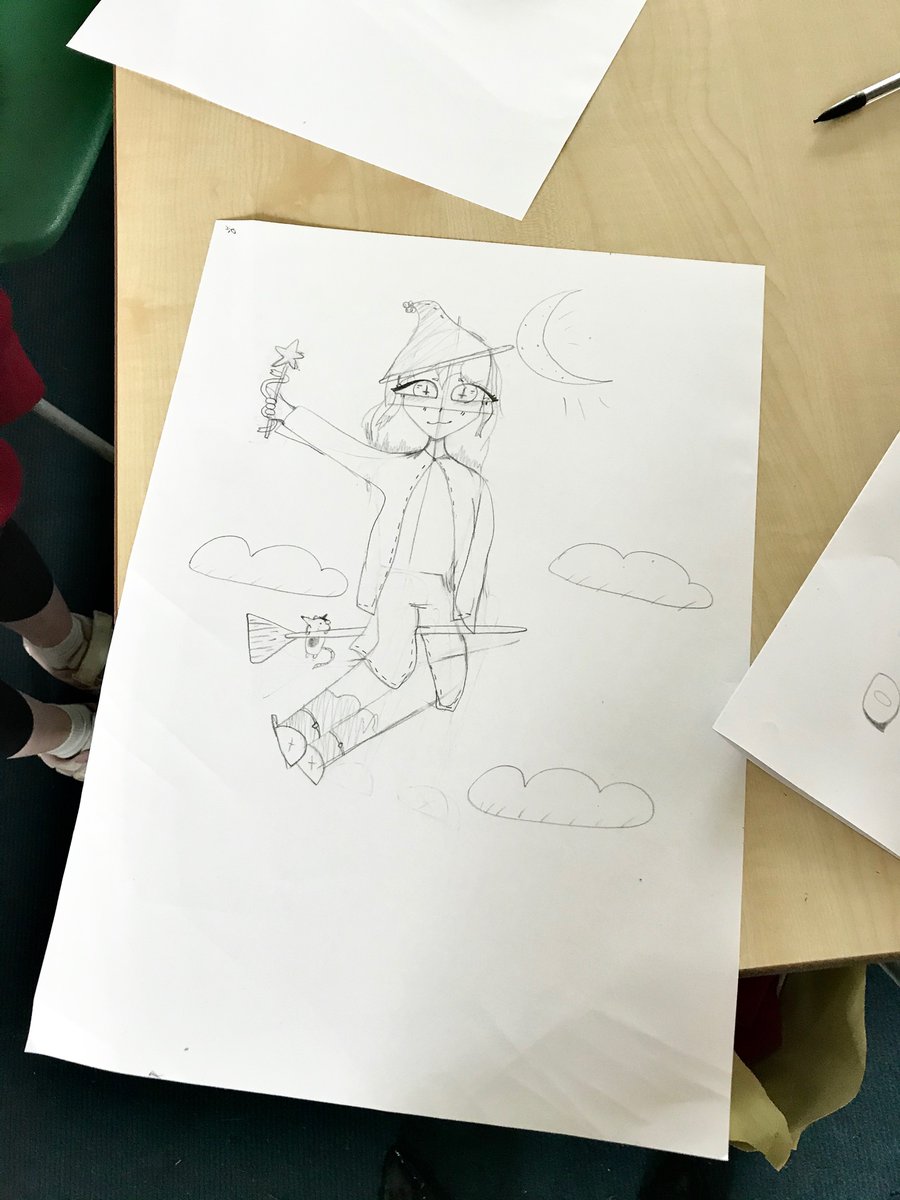 UplawmoorPS's tweet photo. Primary 6/7 had an excellent afternoon developing their art skills with a workshop delivered by the Dandy Tiger a local artist. We created our own cartoon and anime characters and they look amazing🌟👏🏽🎬 https://t.co/JR6MwUMXYi
