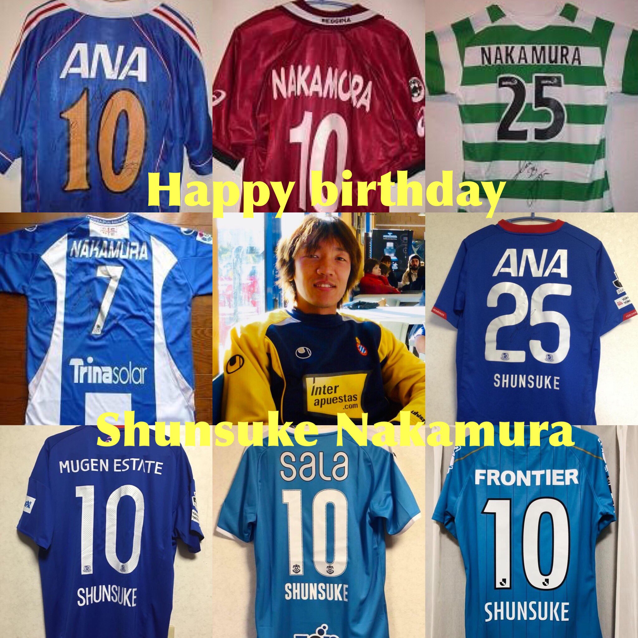  Happy 43rd birthday to Japanese legend, Shunsuke Nakamura       