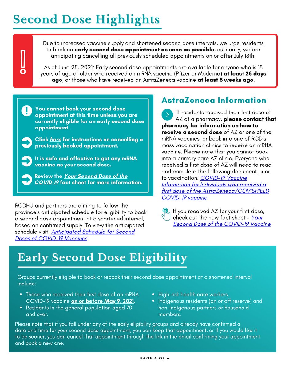 The RCD #COVID19Vaccine Communications Committee has released the #COVID19Vaccine News Brief - Edition 18. 

You can find this and previous news briefs on #RCDHU's NEW #COVID19Vaccine Rollout webpage under the #COVID19Vaccine news brief etc. accordion. 

bit.ly/3uJ1NN1