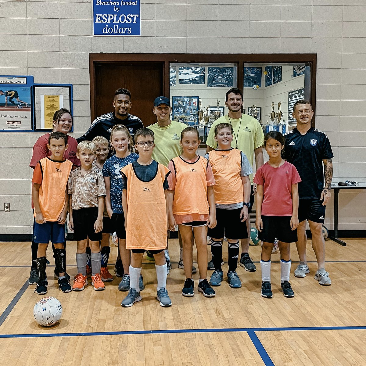 Tormenta_FC's tweet photo. Made some friends yesterday at the @bullochrec Soccer in the Boro Camp! 🙌⚽️ #ForYall https://t.co/M9ktJzZ3Xj