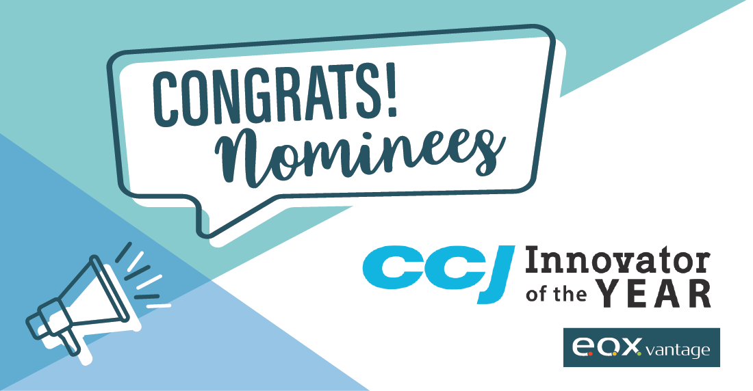 eoxvantage's tweet photo. It's day 1 of the CCJ Innovators Summit and we'd like to congratulate all of this year's nominees for Innovator of the Year! We look forward to hearing from each of you discuss best practices, current challenges &amp; future-proofing the industry. Congratulations to all the nominees! https://t.co/DuZ6963DXb