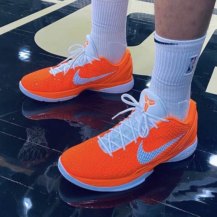Nice Kicks on X: Keldon Johnson laced up DeMar Derozan's #WNBA-inspired  Nike Kobe 6 PE. Is this a pair you want to see Nike release?   / X