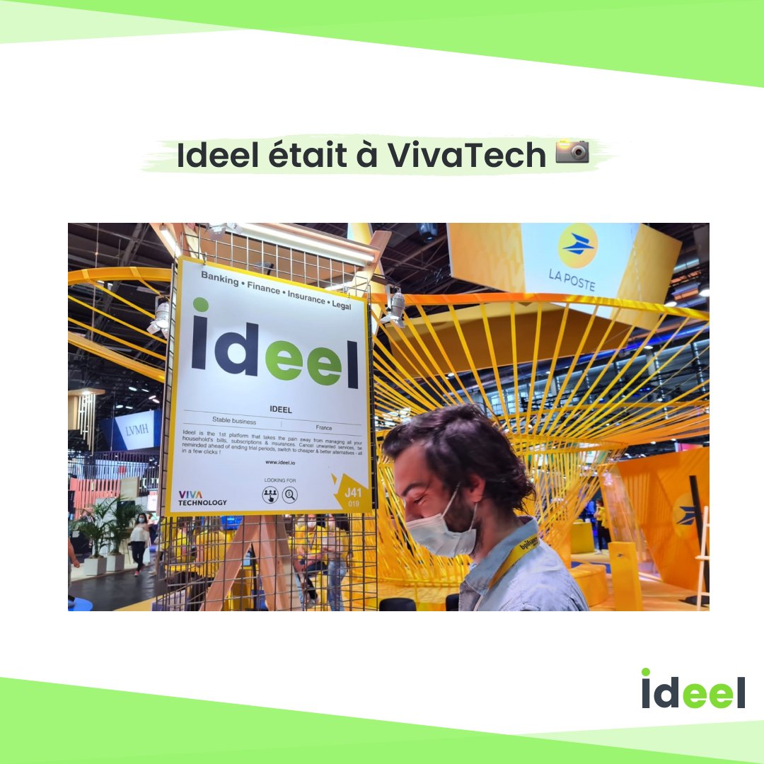 Ideel (@ideel_abo) on Twitter photo #VivaTech
Samedi dernier, notre équipe était présente à VivaTech 📸
Une super expérience, et un grand merci à <a href="/GroupeLaPoste/">La Poste Groupe</a> de nous avoir accueilli sur son stand 😊 #VivaTech
Samedi dernier, notre équipe était présente à VivaTech 📸
Une super expérience, et un grand merci à <a href="/GroupeLaPoste/">La Poste Groupe</a> de nous avoir accueilli sur son stand 😊