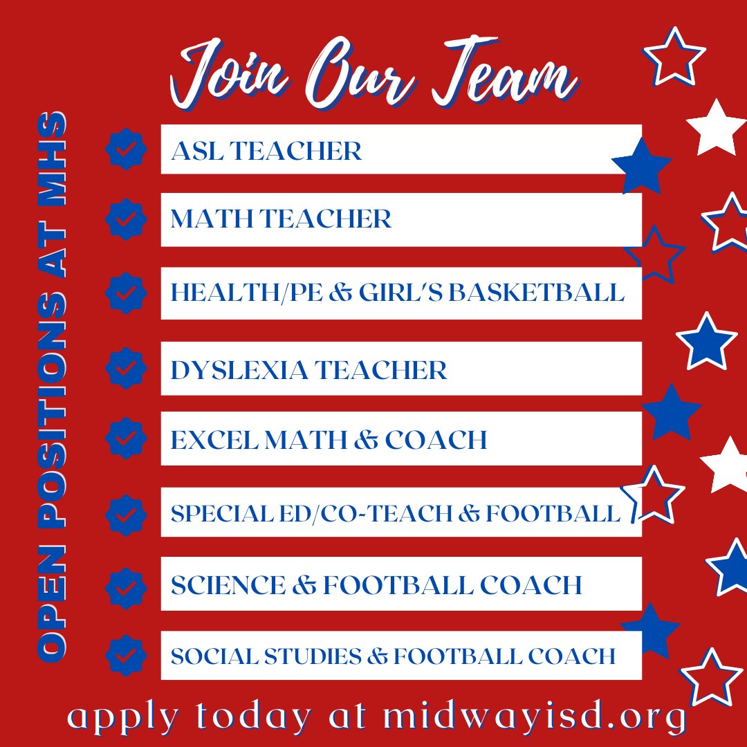 Looking to join our team? We want you!