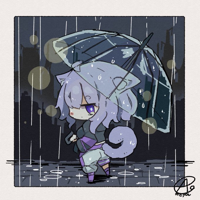 🍙☔️
#絵かゆ 
