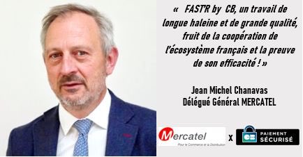 CartesCB's tweet photo. 🔒[FAST'R by CB]
💬#Mercatel partage avec nous son expérience : "#FASTRbyCB, un travail de longue haleine et de grande qualité, fruit de la coopération de l'écosystème 🇫🇷 et la preuve de son efficacité !".
#ecommerce #3DS2 #PSD2 #PaiementSécurisé #AuthentificationForte #CartesCB https://t.co/0iBQA5kLw3