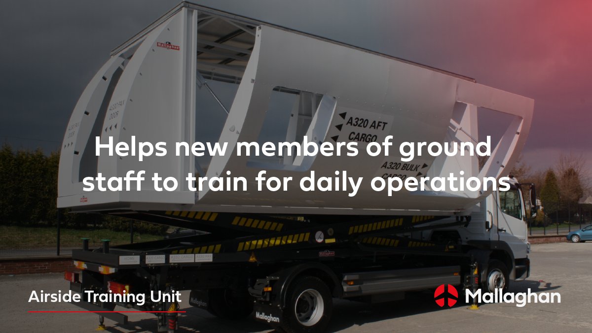 MALLAGHAN_GROUP's tweet photo. Equipment that helps accelerate the learning of ground handling teams around the world❓ We've got it!
#GSE #aviation #training #airports #groundops #mallaghan #airside #airsideoperations https://t.co/PgKKfcNCZa