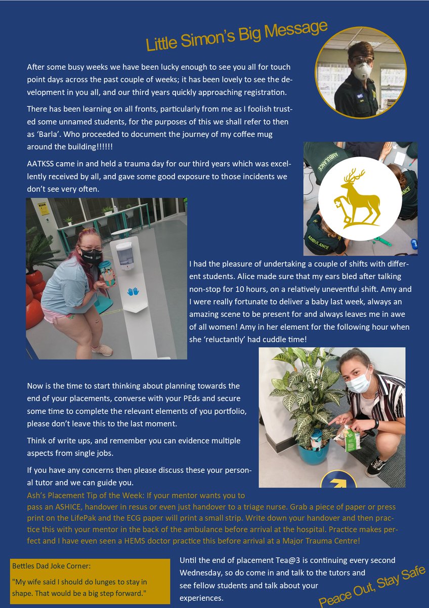 #LSBM <a href="/SurreyParaSoc/">UoS Paramedic Society 💙</a> #coffeetheft
