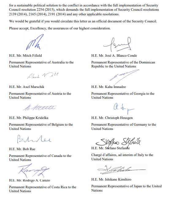 LiechtensteinUN's tweet photo. Together with 27 States LI calls upon #UNSC to renew and expand urgently needed cross-border humanitarian assistance to #Syria - key that UNSC fulfills its responsibility to provide humanitarian assistance to those in need #ACTCodeofConduct
Read the joint letter here👇 https://t.co/QWLCJOgCsX
