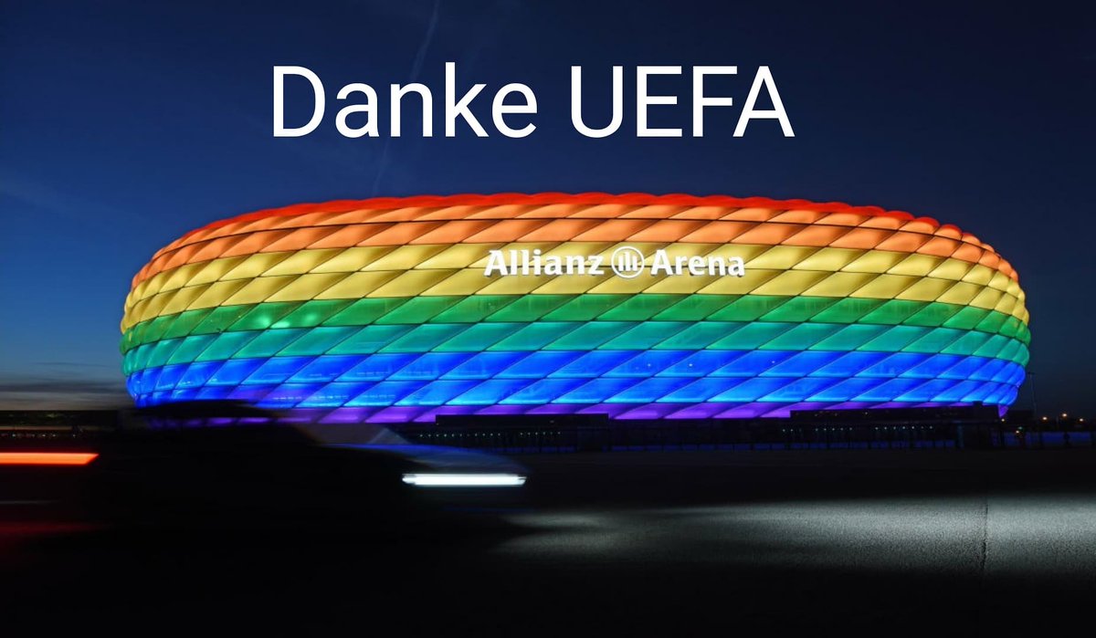 marcof176's tweet photo. Danke #uefa #uefarainbow https://t.co/0YaPEpXzvw