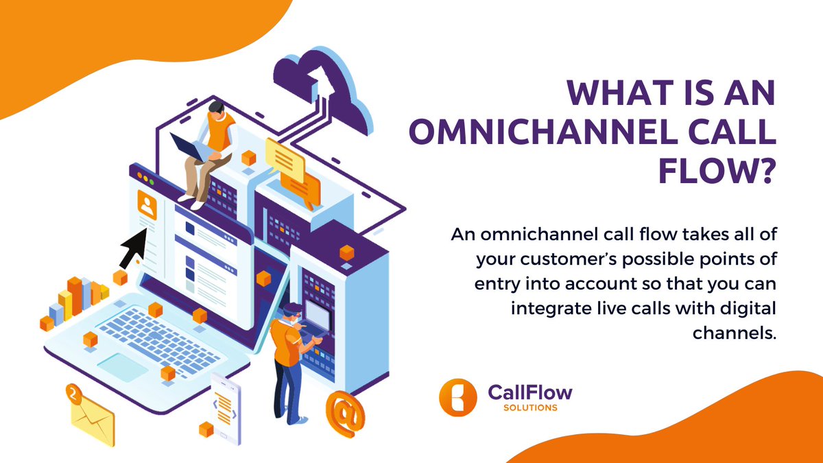 CallFlowdesign's tweet image. An omnichannel #callflow takes all of your customer’s possible points of entry into account so that you can integrate live calls with #Digital channels allowing a smoother and more integrated #customerjourney.
Learn more about call flows here: lnkd.in/gSKchUA