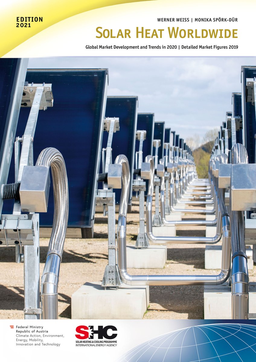 IEASHC's tweet photo. Solar Heat Worldwide 2021 edition just released. #SolarHeat market data from 68 countries.  Free to download! - https://t.co/kuqnmCD78T https://t.co/YfSz4jumMt