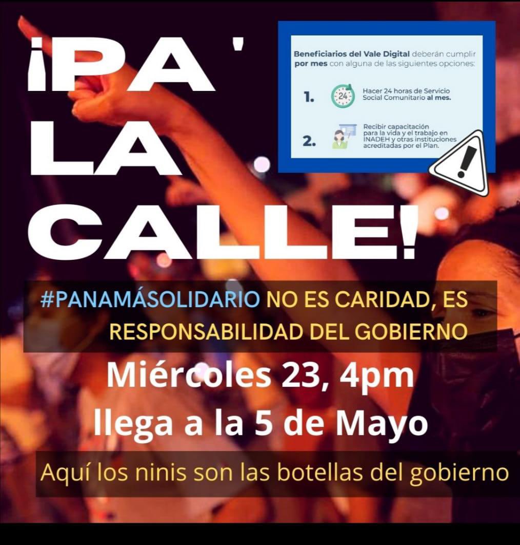 vicanseco's tweet photo. @OmarAhumada Los ninis hoy vamos pa la calle ¿Ves lo que ocasionaste? 

@NitoCortizo controle a su gente, que con usted metiendo la pata es suficiente. https://t.co/QsoyxjlVnV