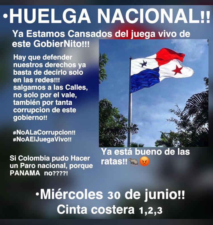 vicanseco's tweet photo. @OmarAhumada Los ninis hoy vamos pa la calle ¿Ves lo que ocasionaste? 

@NitoCortizo controle a su gente, que con usted metiendo la pata es suficiente. https://t.co/QsoyxjlVnV