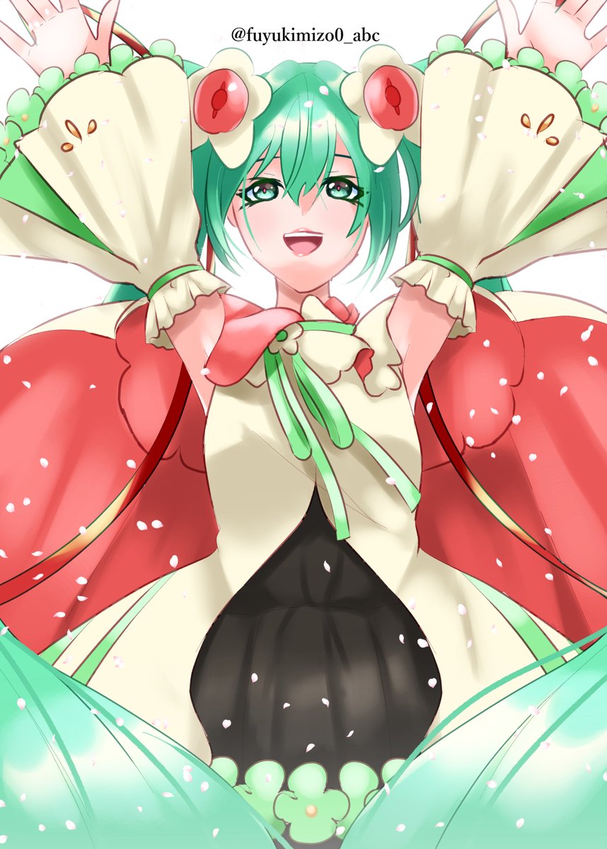 ワンドロ Part17 初音ミク さん マジカルミライ21 マジカル みぞれ ふゆき 水霙 冬姫 Next 夏 のメガ超同人祭8 28 29予定のイラスト