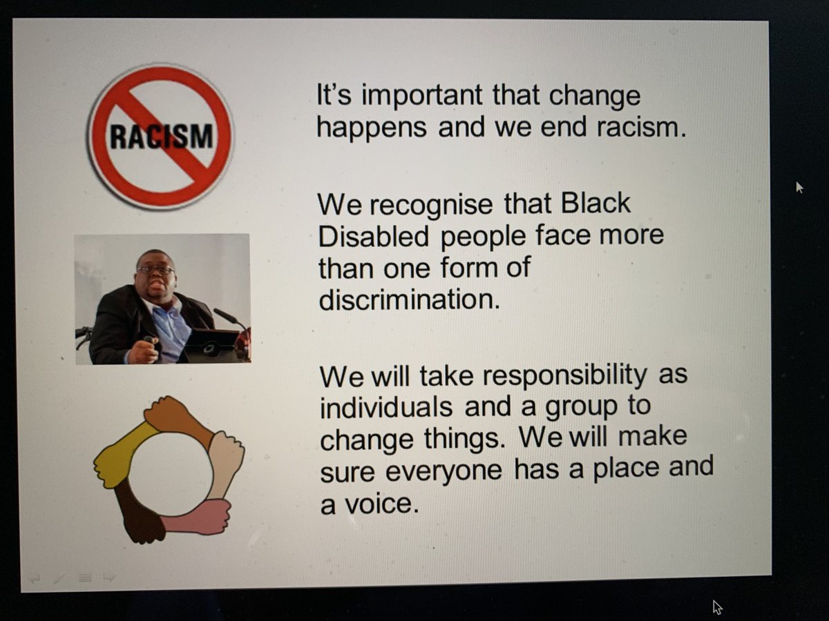 PhilipaBragman's tweet photo. #OiOutInFront conference by & for people with learning disabilities. People are talking about their commitment to working towards challenging & ending racism @ukblm @clentonF @PFselfadvocacy https://t.co/l6dl22NkV2