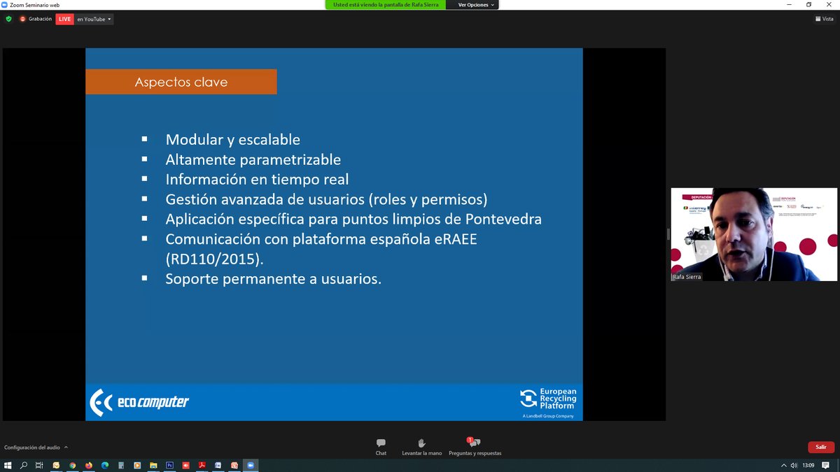 PEstraee's tweet photo. #IIJornadaTecnicaESTRAEE [Bloque I. Proyecto #ESTRAEE]  
Rosa Monforte, drtra gral de ERP Portugal y Matias Rodrigues, drtr de operaciones para @ERP_es y Portugal, presentan la bolsa de recursos y materiales de @PEstraee que tiene como herramienta base la aplicación GestRAEE. https://t.co/mh288RoGV8