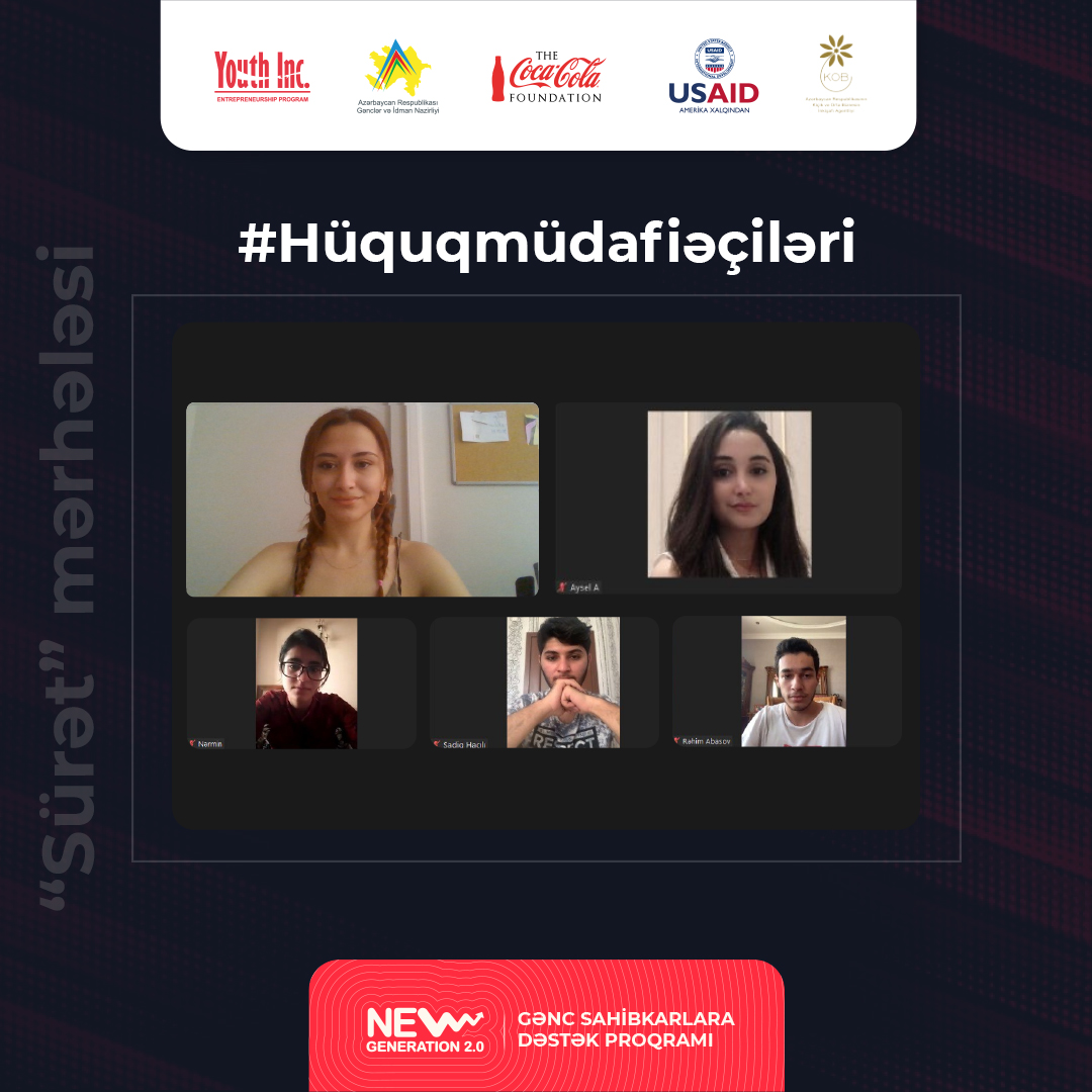 YouthIncAz's tweet photo. 🚀Our meetings with the teams that have passed the #AccelerateUp stage started!

In our individual meetings with #YoungWay, #MITGroup, #Cafegame, #Hüquqmüdafiəçiləri, #Turaget and #ReTripStore teams we discussed the project of each team and assessed their needs. https://t.co/lyCDQTLlib