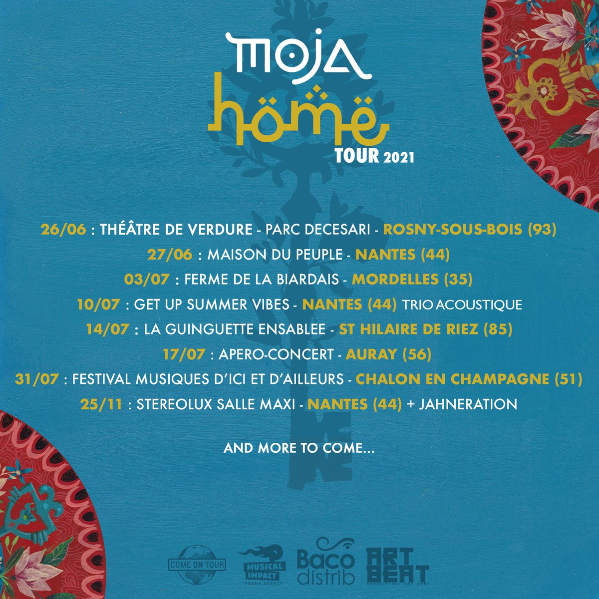 #BONHEUR
On va enfin pouvoir se retrouver pour le #hometour !!🗝
Voici quelques dates pour le début de l'été, on vous voit où les amis ? 💛